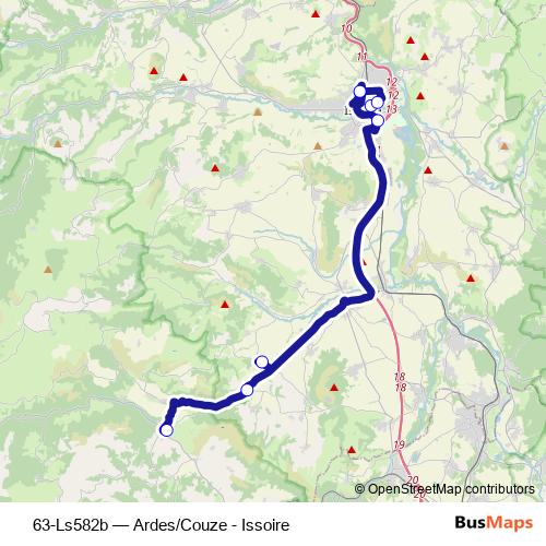 63-Ls582b bus Line Map