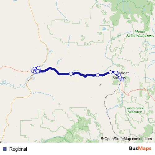 Regional bus Line Map