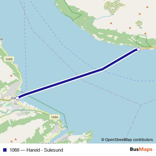1068 ferry Line Map