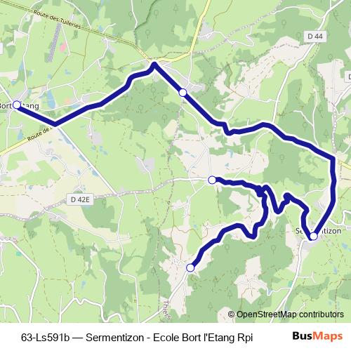 63-Ls591b bus Line Map