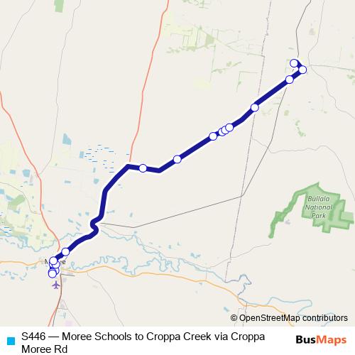 S446 bus Line Map