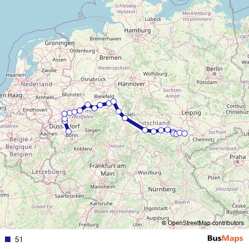51 rail Line Map