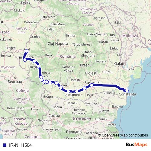 IR-N 11504 rail Line Map