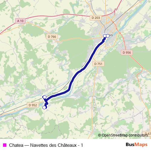 Chatea bus Line Map