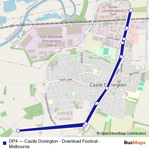 DP4 bus Line Map