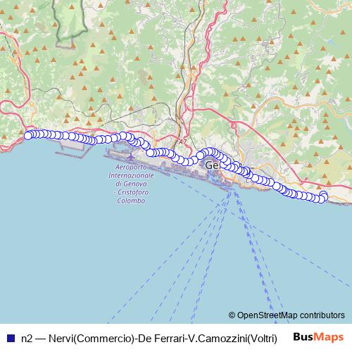 n2 bus Line Map
