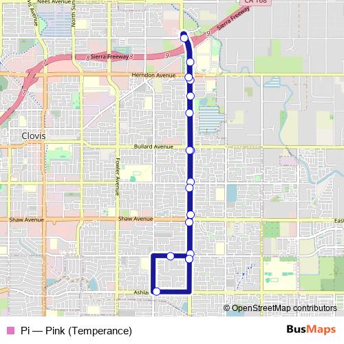 Pi bus Line Map