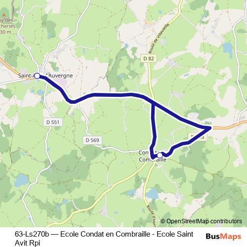 63-Ls270b bus Line Map