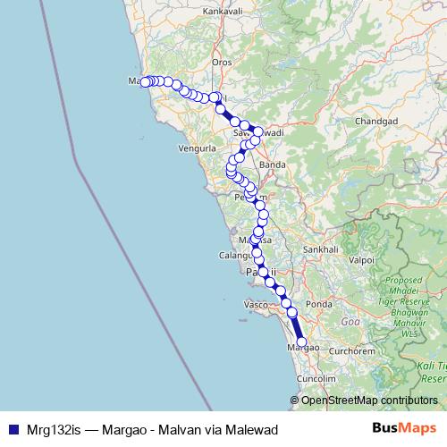 Mrg132is bus Line Map