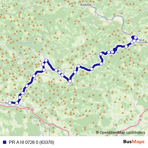 PR A18 0726 0 (63378) bus Line Map