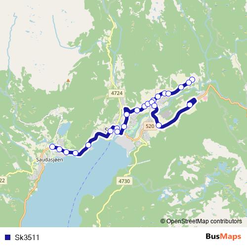Sk3511 bus Line Map