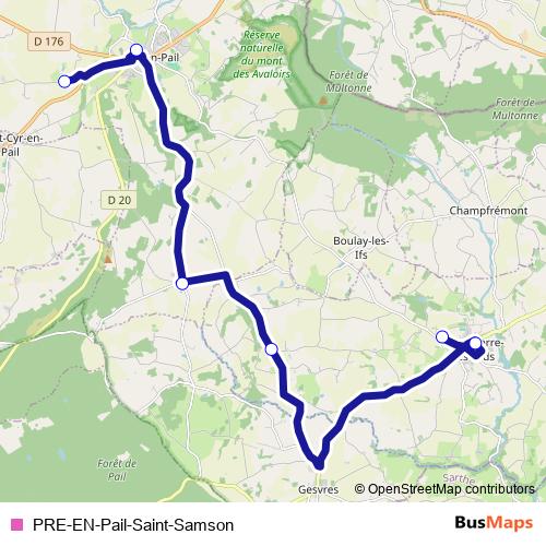 PRE-EN-Pail-Saint-Samson bus Line Map