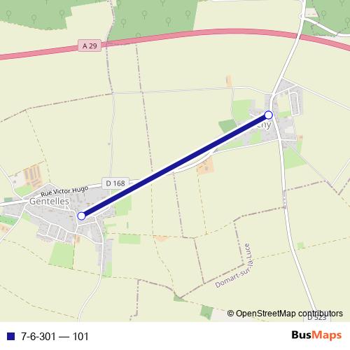 7-6-301 bus Line Map