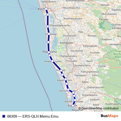 66309 rail Line Map