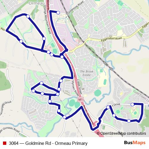 3064 bus Line Map