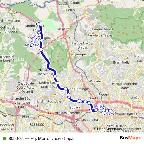 8050-31 bus Line Map