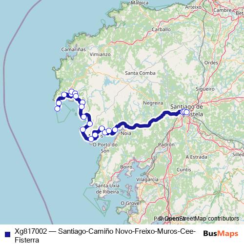 Xg817002 bus Line Map