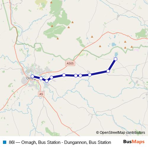 86l bus Line Map