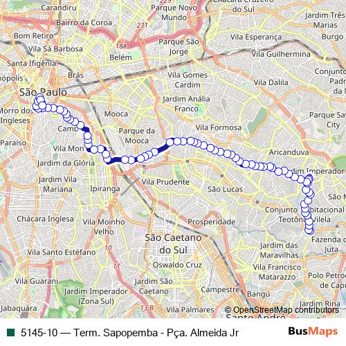 5145-10 bus Line Map