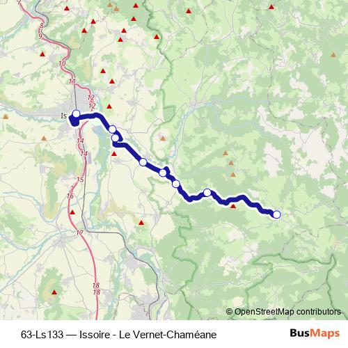 63-Ls133 bus Line Map
