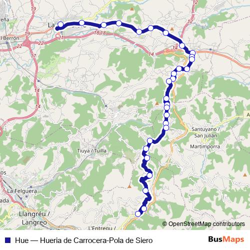 Hue bus Line Map