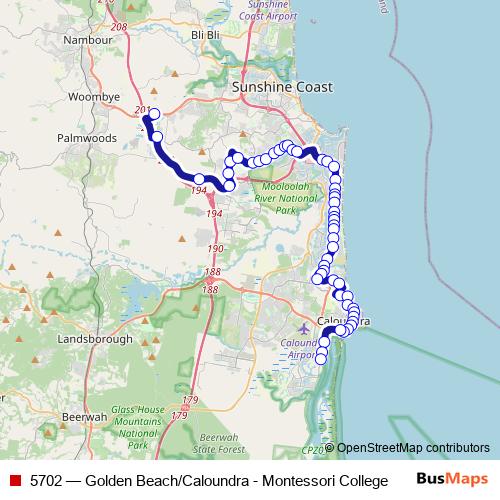5702 bus Line Map