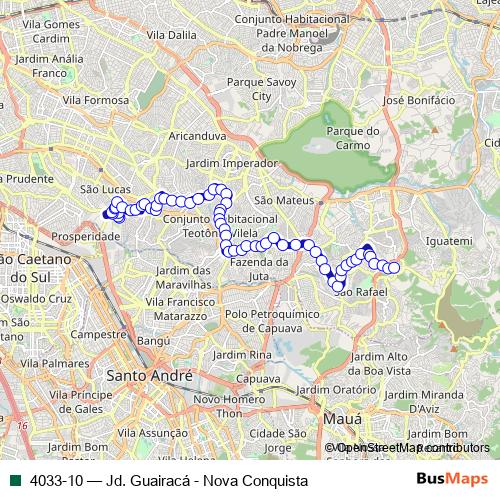 4033-10 bus Line Map