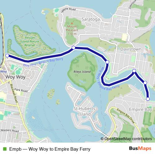 Empb ferry Line Map