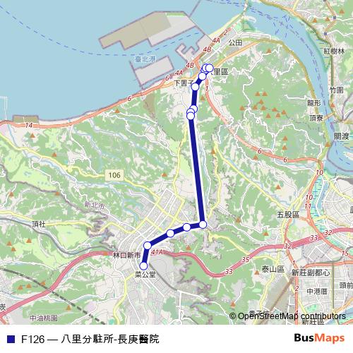 F126 bus Line Map