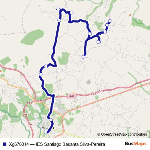 Xg676014 bus Line Map