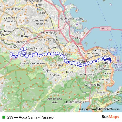 239 bus Line Map