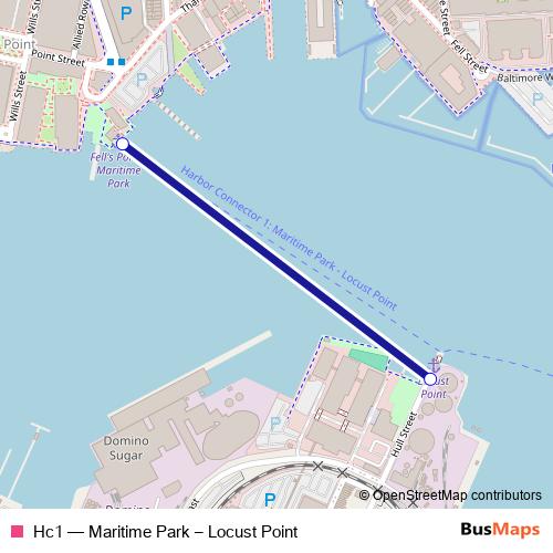 Hc1 ferry Line Map