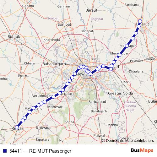 54411 rail Line Map