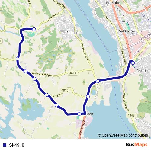 Sk4918 bus Line Map
