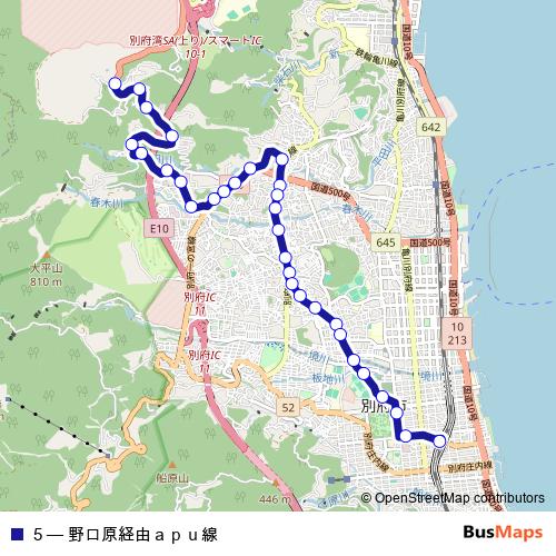 5 bus Line Map