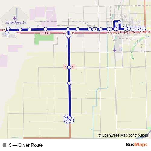 5 bus Line Map