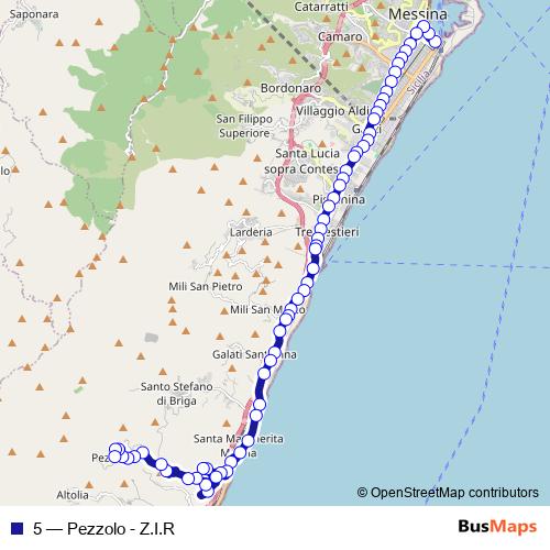 5 bus Line Map
