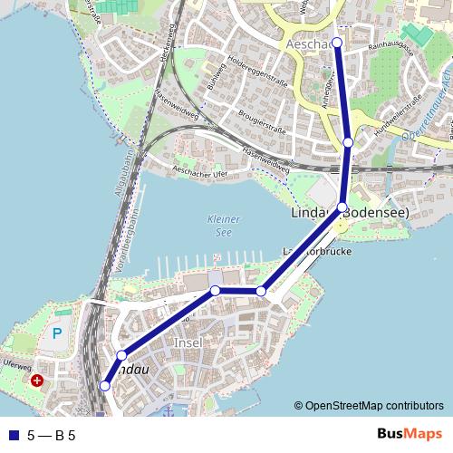 5 bus Line Map