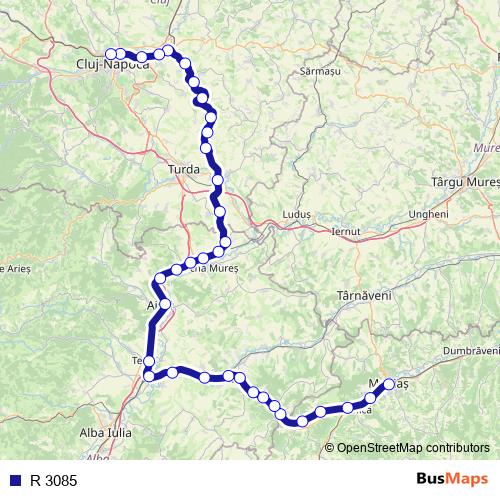 R 3085 rail Line Map