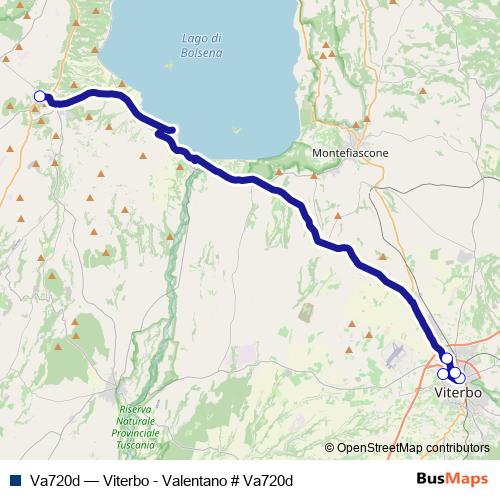 Va720d bus Line Map