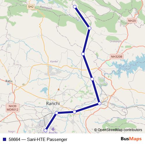 58664 rail Line Map