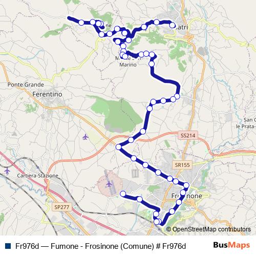 Fr976d bus Line Map
