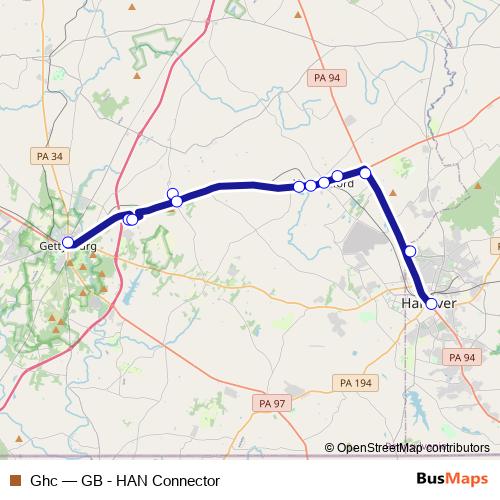 Ghc bus Line Map