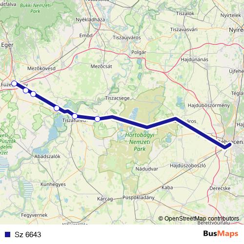 Sz 6643 rail Line Map