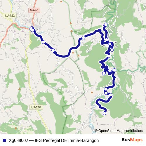 Xg638002 bus Line Map