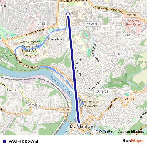 WAL-HSC-Wal tram Line Map