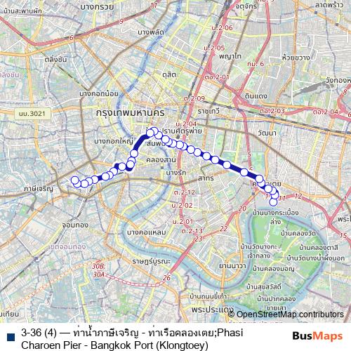 3-36 (4) bus Line Map
