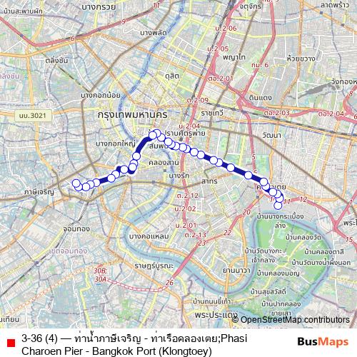 3-36 (4) bus Line Map