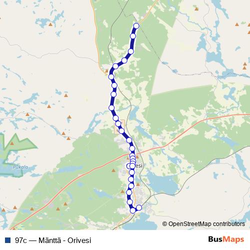 97c bus Line Map