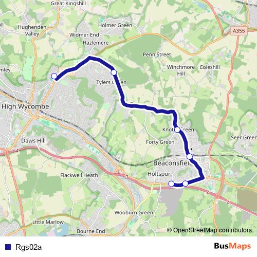 Rgs02a bus Line Map